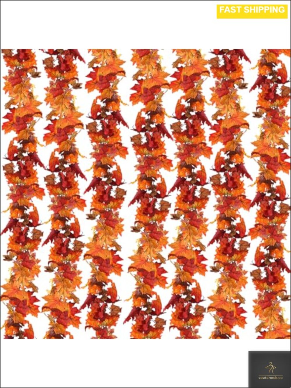 Artificial Fall Maple Leaf Garland 82.6ft Thanksgiving Home Decor